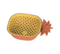 Scarico Basket - Draining Basket | Pineapple Shape Thicken Double Layer Draining Basket, Hollow Out Double Fruits Vegetable Washing Basket, For Storage - Doppio Scarico Basket