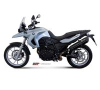 Scarico BMW F 650 GS Mivv Suono Inox Nero B.007.L9
