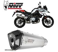 B.033.LDRX - Terminale Scarico Mivv DELTA RACE Inox BMW F 750/850 GS (18>)