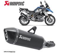 Scarico BMW R 1200 GS ABS Adventure 90 Jahre 2013 AKRAPOVIC Titanio Nero S-B1...