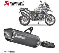 Scarico BMW R 1200 GS ABS Rallye 2017-2018 AKRAPOVIC Titanio Nero S-B12SO16-H...