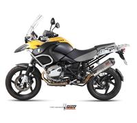 Scarico BMW R 1200 GS / ADVENTURE Mivv Oval Titanio con Coppa Carbonio B.012.LNC