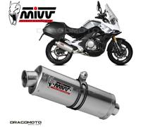 CF.002.LX2 - Terminale Scarico MIVV OVAL Inox CF MOTO 650MT (21-23)