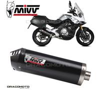 CF.002.LVC - Terminale Scarico MIVV OVAL Nero CF MOTO 650MT (21-23)