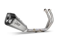 SCARICO COMPLETO 2X1 MIVV DELTA RACE INOX ALTO CARBONIO PER YAMAHA MT-07 2014-20