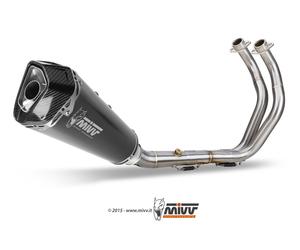 SCARICO COMPLETO 2X1 MIVV DELTA RACE INOX NERO PER YAMAHA MT-07 2014-2020