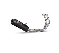 Scarico Completo MIVV Oval Carbonio Con Coppa Carbonio Kawasaki Z650 2017 > 2023