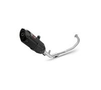 SCARICO COMPLETO 2X1 MIVV SUONO ACCIAIO NERO PER YAMAHA T-MAX 500 2008-2011