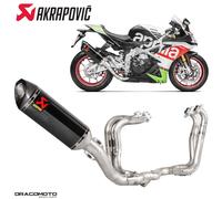 Scarico completo APRILIA RSV4 1000 RF ABS LE 2020 AKRAPOVIC Carbonio Racing R...