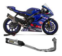 Scarico Completo Arrow Competition IndyR EVO Full Titan Carb Yamaha R6 2017 2024