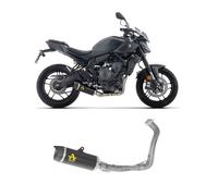 Scarico Completo Arrow Thunder NoUso Strad Alluminio Dark/Inox YAMAHA MT-07 2025