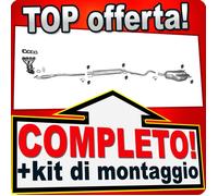 Scarico Completo +Catalizzatore per OPEL ASTRA H (L48/L08) 1.6 115CV 1.8 140CV
