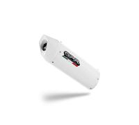 Gpr Exclusive Albus Ceramic Homologated Muffler With Link Pipe Bianco Homologated