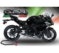 Gpr Exclusive Deeptone Inox Ninja 650 17-20 Euro 4 Cat Homologated Full Line System Argento Homologated