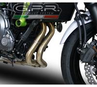 Gpr Exclusive M3 Inox Ninja 650 17-20 Euro 4 Cat Homologated Full Line System Argento Homologated