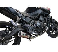 Gpr Exclusive M3 Inox Ninja 650 21-22 Euro 5 Cat Homologated Full Line System Argento Homologated