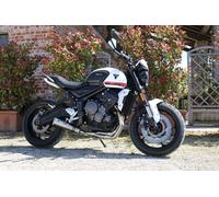 Gpr Exhaust Systems M3 Inox Triumph Trident 660 2021-2024 E5 Round Low Not Homologated Full Line System Argento Not Homologated