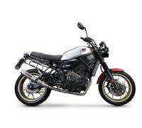 Gpr Exclusive Deeptone Inox Yamaha Xsr 700 17-20 Not Homologated Full Line System Argento Not homologated