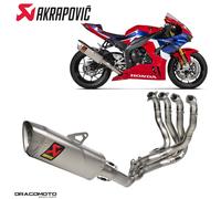 Scarico completo HONDA CBR 1000 RR ABS Fireblade 2021 AKRAPOVIC Titanio Racin...