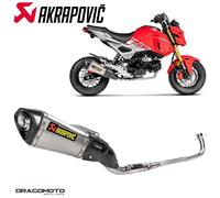 Scarico completo HONDA MSX 125 ABS Mini Street X-Treme 2017-2020 AKRAPOVIC RC...