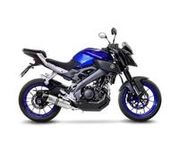 Leovince Lv One Evo Yamaha Mt-125 Abs 17-19/yzf-r 125 Abs 17-18 Homologated Full Line System Argento Homologated
