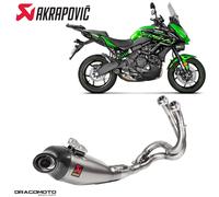 Scarico completo KAWASAKI KLE 650 ABS Versys LT 2017-2020 AKRAPOVIC S-K6R10-H...