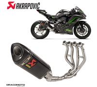 Scarico completo KAWASAKI ZX-25 R 250 Ninja 2023-2025 AKRAPOVIC Carbonio RC S...
