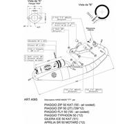 Leovince Sistema Di Linea Completa Omologato Hand Made Tt Aprilia/gilera/piaggio Ref:4065