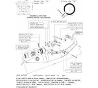 4048 - Scarico LeoVince HAND MADE TT Alluminio KYMCO AGILITY 50 RT 16" (10-12)