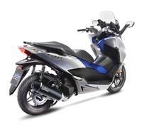 14052K - Scarico Completo LeoVince Nero Dark HONDA FORZA 125/NSS 125/ABS (17-18)
