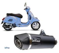 14069K - Scarico Completo LeoVince NERO Inox VESPA GTS 125 i.e. (17-20)