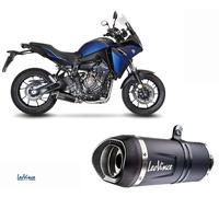 14349EBK Scarico Completo LeoVince LV ONE EVO Inox Nero YAMAHA TRACER 7 (20-23)