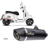 14071K - Scarico Completo LeoVince NERO Inox VESPA GTS 300 (21-23)