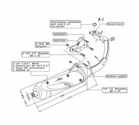 0734 - Scarico Completo LeoVince SITO Acciaio MBK OVETTO 50 2 stroke (02-12)