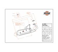 Scarico Completo Leovince Sitoplus Acciaio Aprilia Scarabeo 50 1998 > 2006