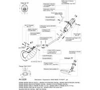 3228 - Scarico Completo LeoVince X-FIGHT Inox DERBI DRD SM/R 2003 >