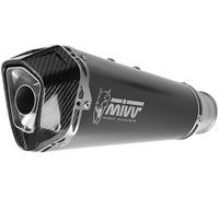 Scarico Completo Mivv Delta Race Inox Nero per Kawasaki Versys 650 2024 > 2026