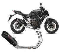 Scarico Completo MIVV GP Carbonio coppa carbonio Alto per Yamaha Mt-07 2021 2024