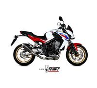 Scarico Completo MIVV GP PRO Black Inox Nero per HONDA CB 650 F 2014 > 2018
