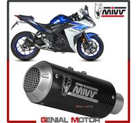 Scarico Completo MIVV Impianto Completo Carbonio per YAMAHA YZF R3 2015 > 2024