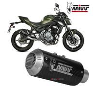 MIVV SCARICO COMPLETO + RACING NOCAT MK3 CARBONIO KAWASAKI Z650 Z-650 2019 19