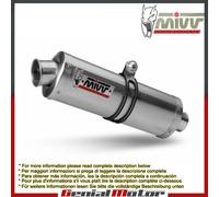 Scarico Completo MIVV Oval Acciaio inox per Yamaha T-Max 500 2001 > 2007