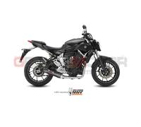 Scarico Completo MIVV Oval Carbonio Con Coppa Carbonio Yamaha Mt-07 2014 > 2024