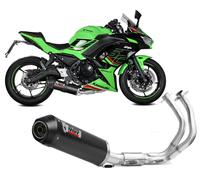 Scarico Completo MIVV Oval Carbonio fond Carbon KAWASAKI NINJA 650 2024