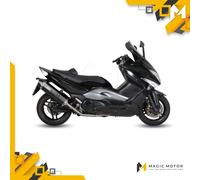Scarico completo MIVV Speed Edge per Yamaha T-Max 500 08-11 Inox nero