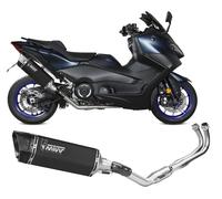 Scarico Completo Mivv SR-1 Acciaio Nero YAMAHA T-MAX 560 2022 > 2024