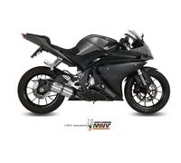 SCARICO COMPLETO 1X1 MIVV SUONO INOX-CARBONIO YAMAHA YZF R125 2014-2018