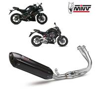 K.029.L9 - Impianto Scarico Completo Mivv Suono Steel Black Kawasaki ER-6N/F