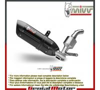 Scarico Completo MIVV Suono Nero Acciaio inox per Ktm 125 Duke 2011 > 2016