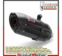 Scarico Completo MIVV Suono Nero Acciaio inox per Ktm 200 Duke 2011 > 2016